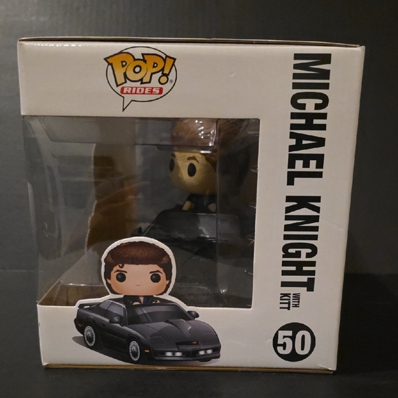 Funko Pop Rides Knight Rider Michael Knight with Black KITT - Picture 6 of 7
